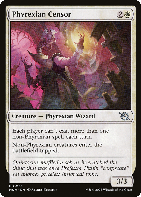 Phyrexian Censor (MOM-031) - March of the Machine Foil