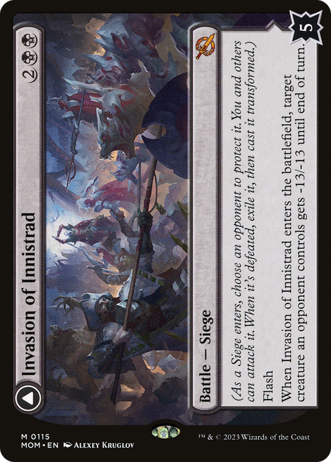 Invasion of Innistrad // Deluge of the Dead (MOM-115) - March of the Machine