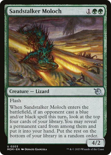 Sandstalker Moloch (MOM-203) - March of the Machine Foil