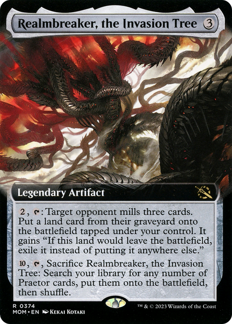 Realmbreaker, the Invasion Tree (MOM-374) - March of the Machine: (Extended Art) Foil