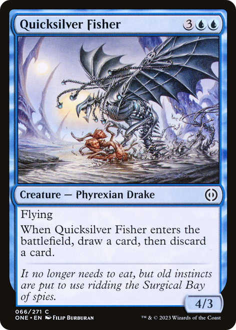 Quicksilver Fisher (ONE-066) - Phyrexia: All Will Be One Foil