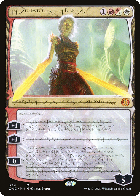 Nahiri, the Unforgiving (ONE-329) - Phyrexia: All Will Be One: (Showcase)