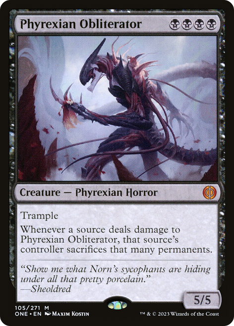 Phyrexian Obliterator - Phyrexia: All Will Be One Foil