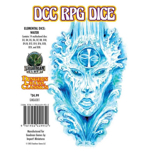 Dungeon Crawl Classics RPG: Elemental Dice - Water (14)