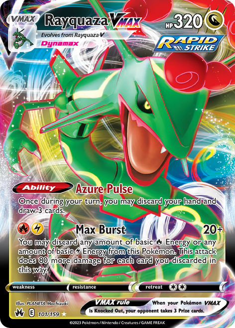 Rayquaza VMAX 101/159 - Crown Zenith Holofoil