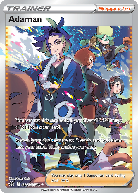 Adaman GG57/70 - Crown Zenith Galarian Gallery Holofoil