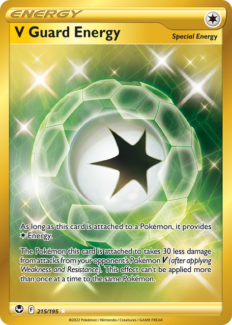 V Guard Energy 215/195 - Silver Tempest Holofoil