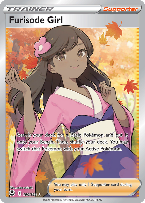 Furisode Girl 190/195 - Silver Tempest Holofoil