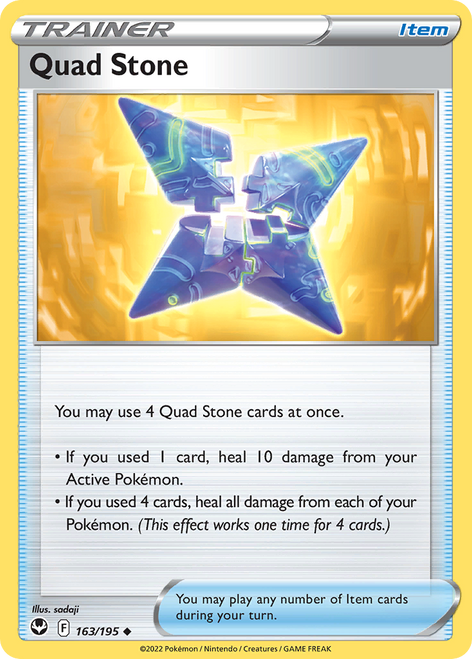Quad Stone 163/195 - Silver Tempest
