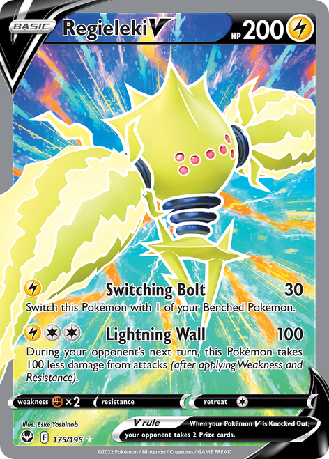 Regieleki V 175/195 - Silver Tempest Holofoil