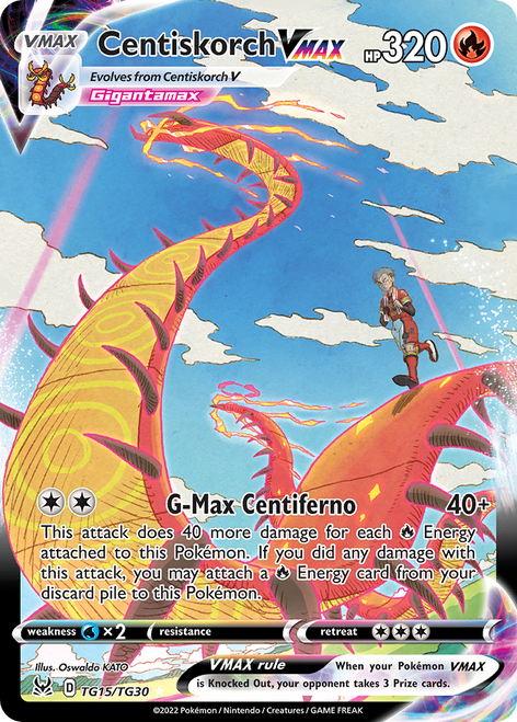 Centiskorch VMAX TG15/30 - Lost Origin Trainer Gallery Holofoil