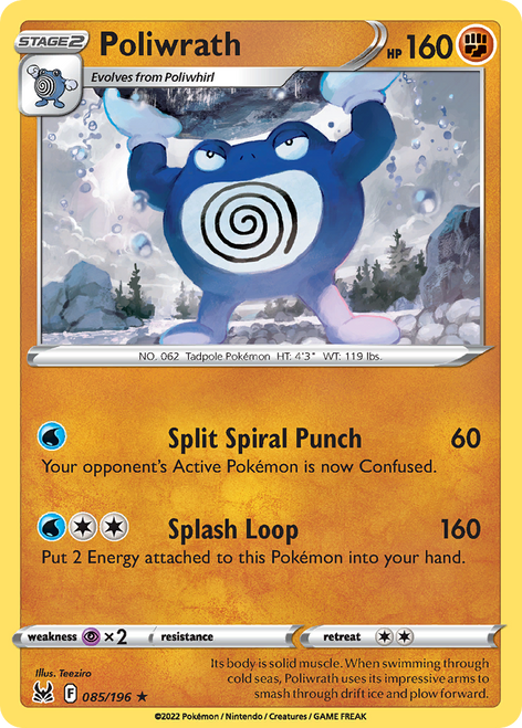 Poliwrath 85/196 - Lost Origin