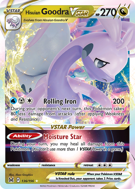 Hisuian Goodra VSTAR 136/196 - Lost Origin Holofoil