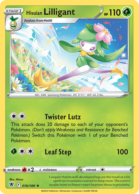 Hisuian Lilligant 16/189 - Astral Radiance Holofoil