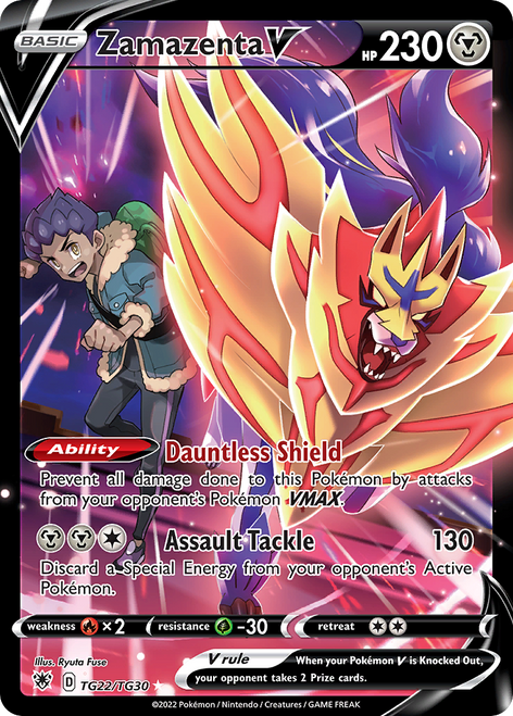 Zamazenta V TG22/30 - Astral Radiance Trainer Gallery Holofoil