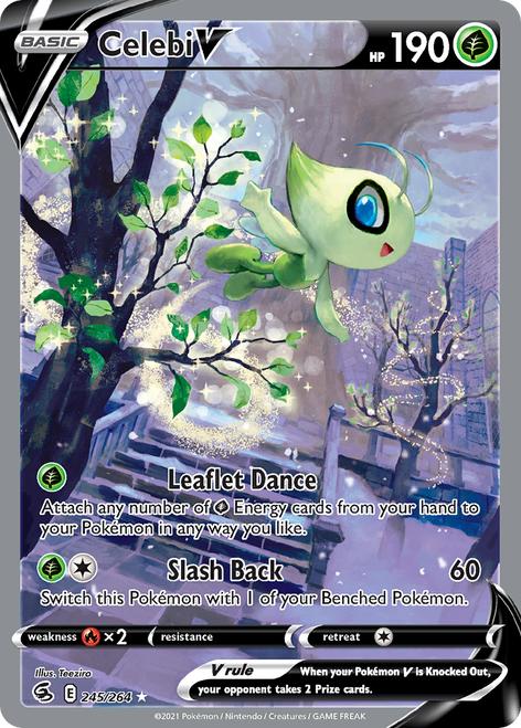 Celebi V 245/264 - Fusion Strike Holofoil