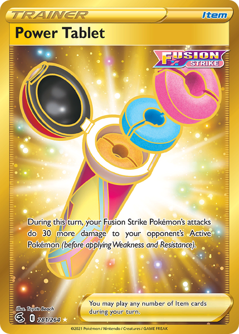 Power Tablet 281/264 - Fusion Strike Holofoil