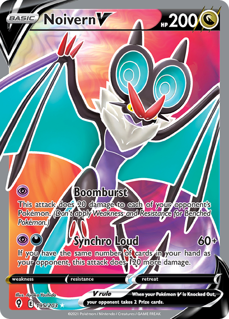 Noivern V 195/203 - Evolving Skies Holofoil