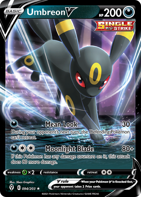 Umbreon V 94/203 - Evolving Skies Holofoil