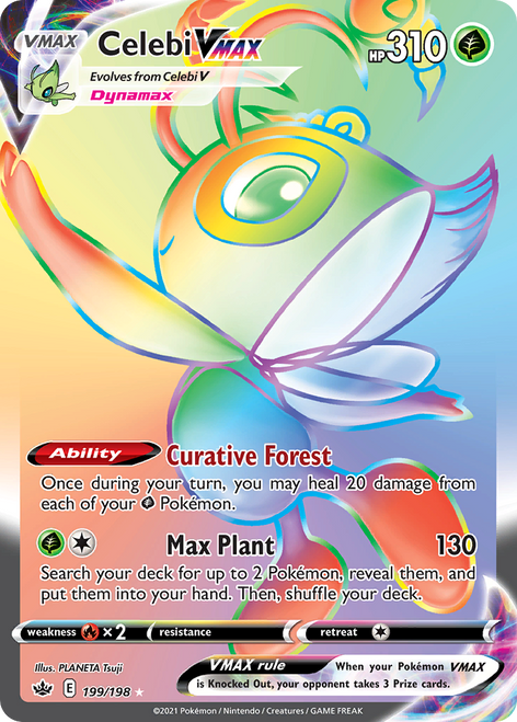 Celebi VMAX 199/198 - Chilling Reign Holofoil