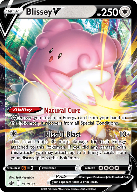 Blissey V 119/198 - Chilling Reign Holofoil
