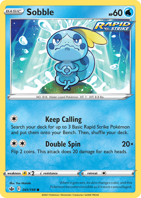 Sobble 41/198 - Chilling Reign Reverse Holofoil