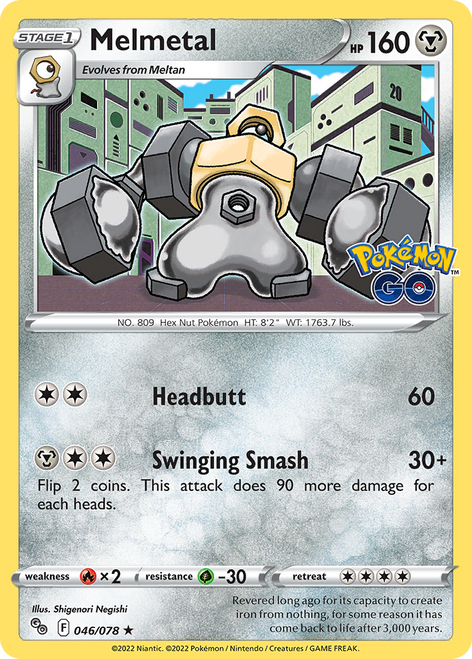Melmetal 46/78 - Pokmon GO Holofoil
