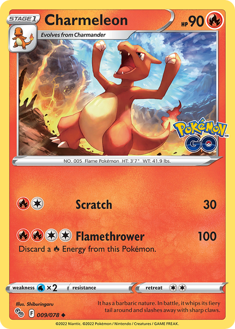 Charmeleon 9/78 - Pokmon GO