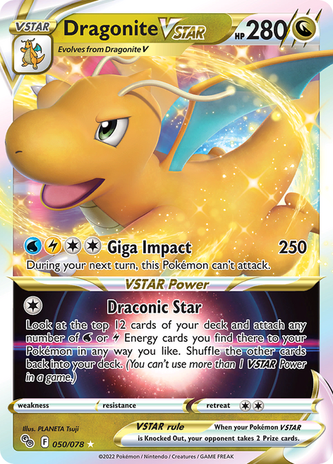 Dragonite VSTAR 50/78 - Pokmon GO Holofoil