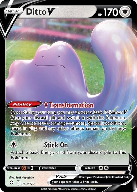 Ditto V 50/72 - Shining Fates Holofoil