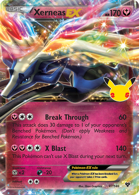 Xerneas-EX 97/25 - Celebrations Classic Collection Holofoil