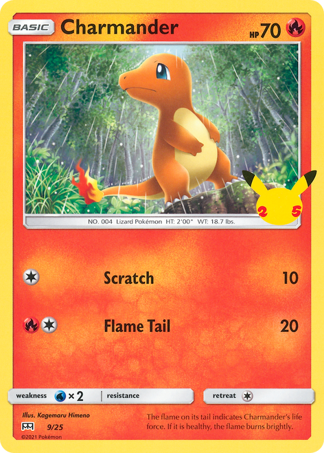 Charmander 9/25 - McDonalds Collection 2021