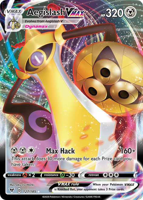 Aegislash VMAX 127/185 - Vivid Voltage Holofoil