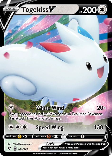 Togekiss V 140/185 - Vivid Voltage Holofoil