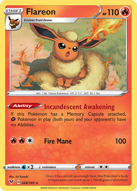Flareon 26/185 - Vivid Voltage