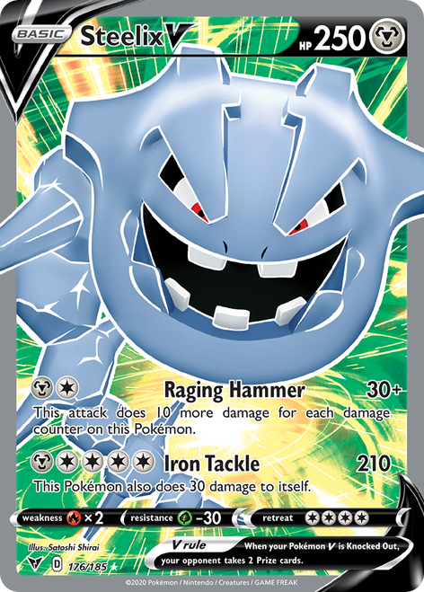 Steelix V 176/185 - Vivid Voltage Holofoil