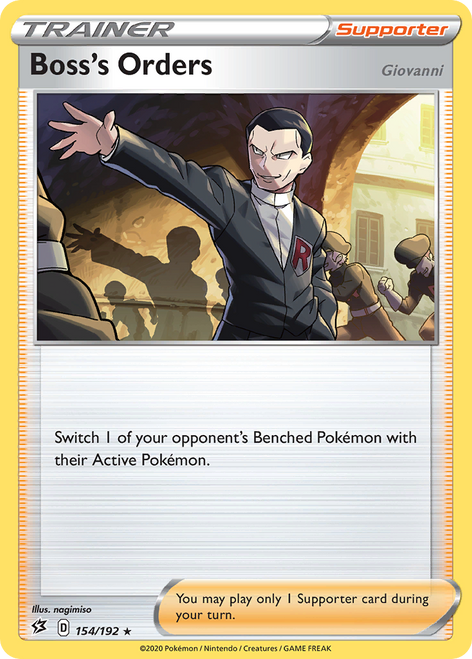 Boss's Orders 154/192 - Rebel Clash Holofoil