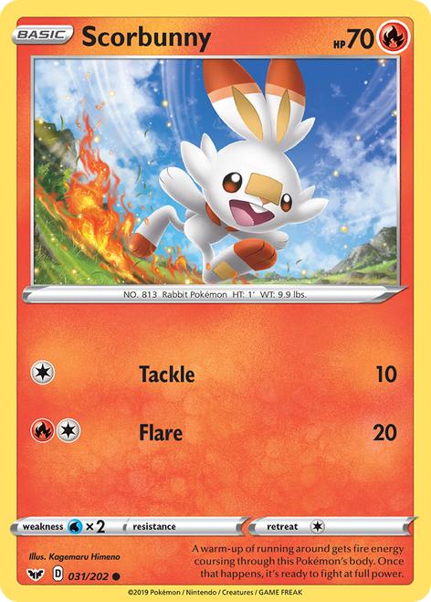 Scorbunny 31/202 - Sword  Shield