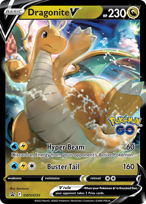 Dragonite V SWSH235/298 - SWSH Black Star Promos Holofoil