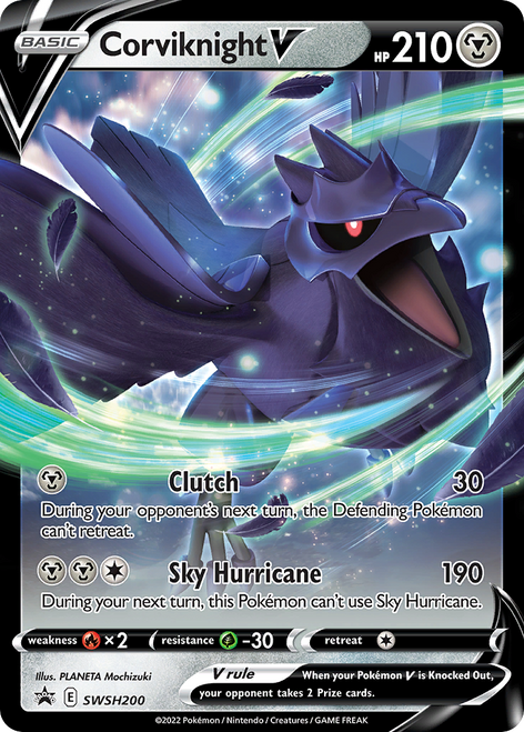 Corviknight V SWSH200/298 - SWSH Black Star Promos Holofoil