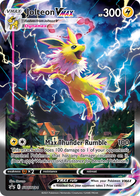 Jolteon VMAX SWSH184/298 - SWSH Black Star Promos Holofoil