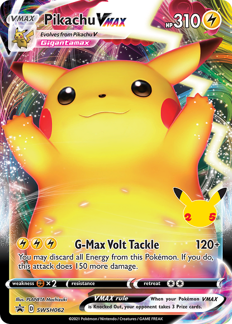 Pikachu VMAX SWSH062/298 - SWSH Black Star Promos Holofoil