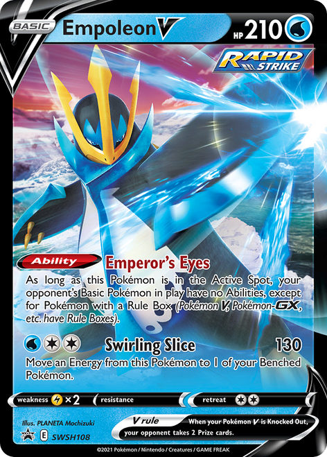 Empoleon V SWSH108/298 - SWSH Black Star Promos Holofoil