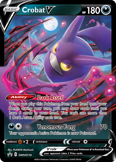 Crobat V SWSH110/298 - SWSH Black Star Promos Holofoil