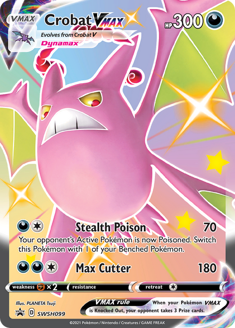 Crobat VMAX SWSH099/298 - SWSH Black Star Promos Holofoil