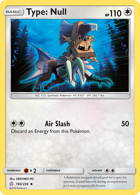 Type: Null 183/236 - Cosmic Eclipse Reverse Holofoil