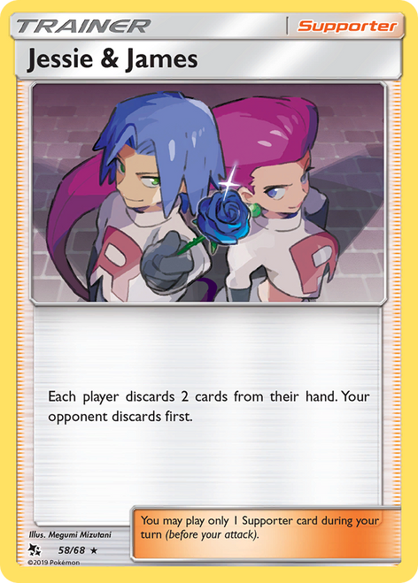 Jessie & James 58/68 - Hidden Fates Reverse Holofoil