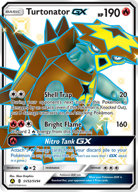 Turtonator-GX SV52/94 - Shiny Vault Holofoil