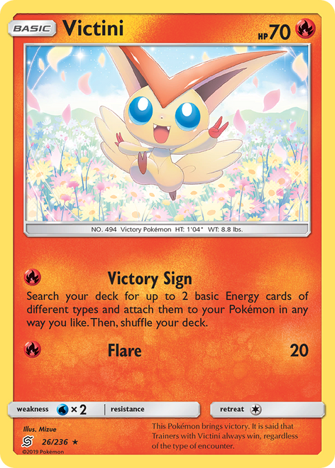 Victini 26/236 - Unified Minds Reverse Holofoil