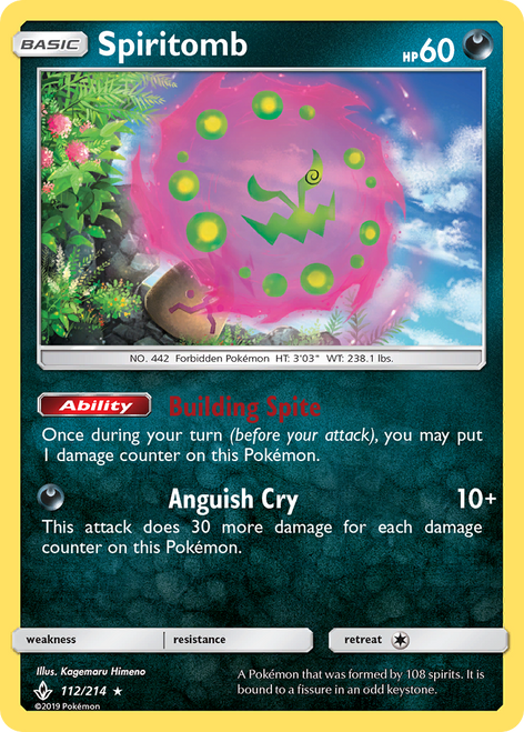 Spiritomb 112/214 - Unbroken Bonds Reverse Holofoil